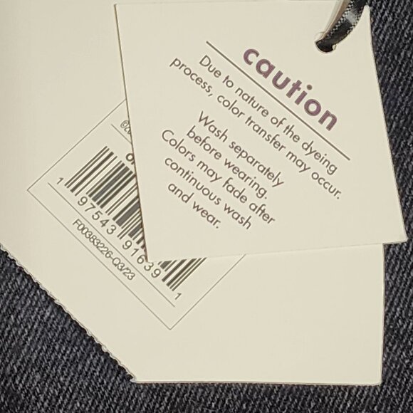 NWT AVA & VIV Solid All Black Bermuda Jean Denim Shorts Womens Plus Size 22 - Picture 3 of 8